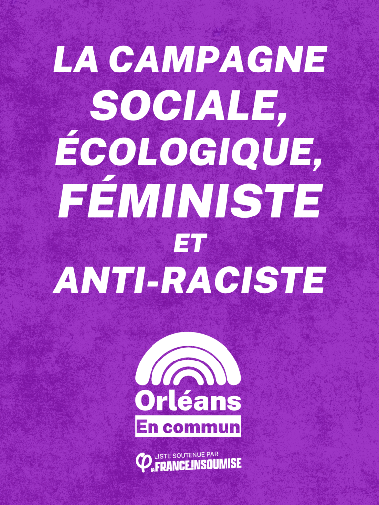 Affiche de campagne Orléans en commun