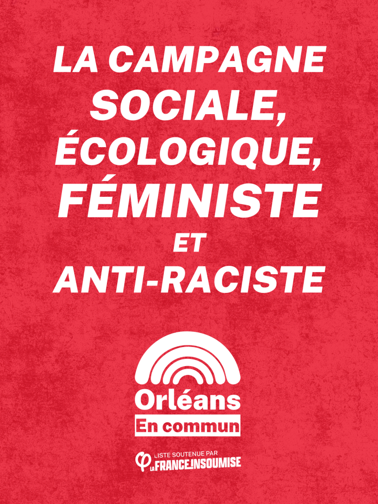 Affiche de campagne Orléans en commun