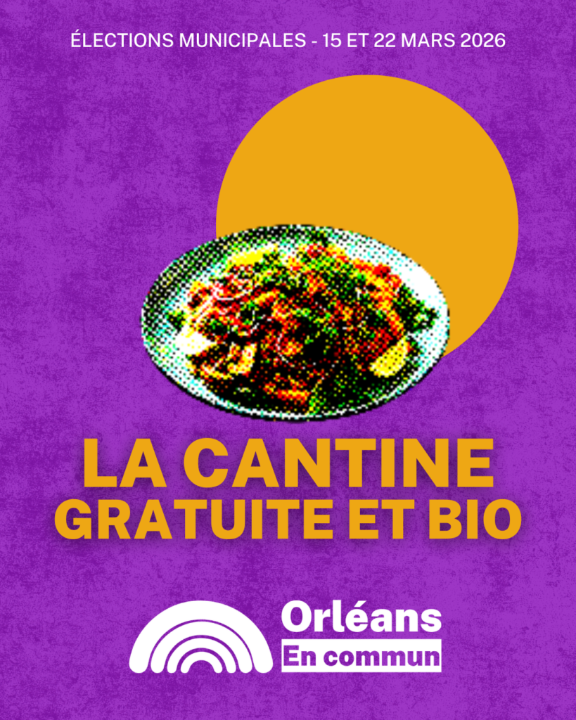 Affiche de campagne Orléans en commun