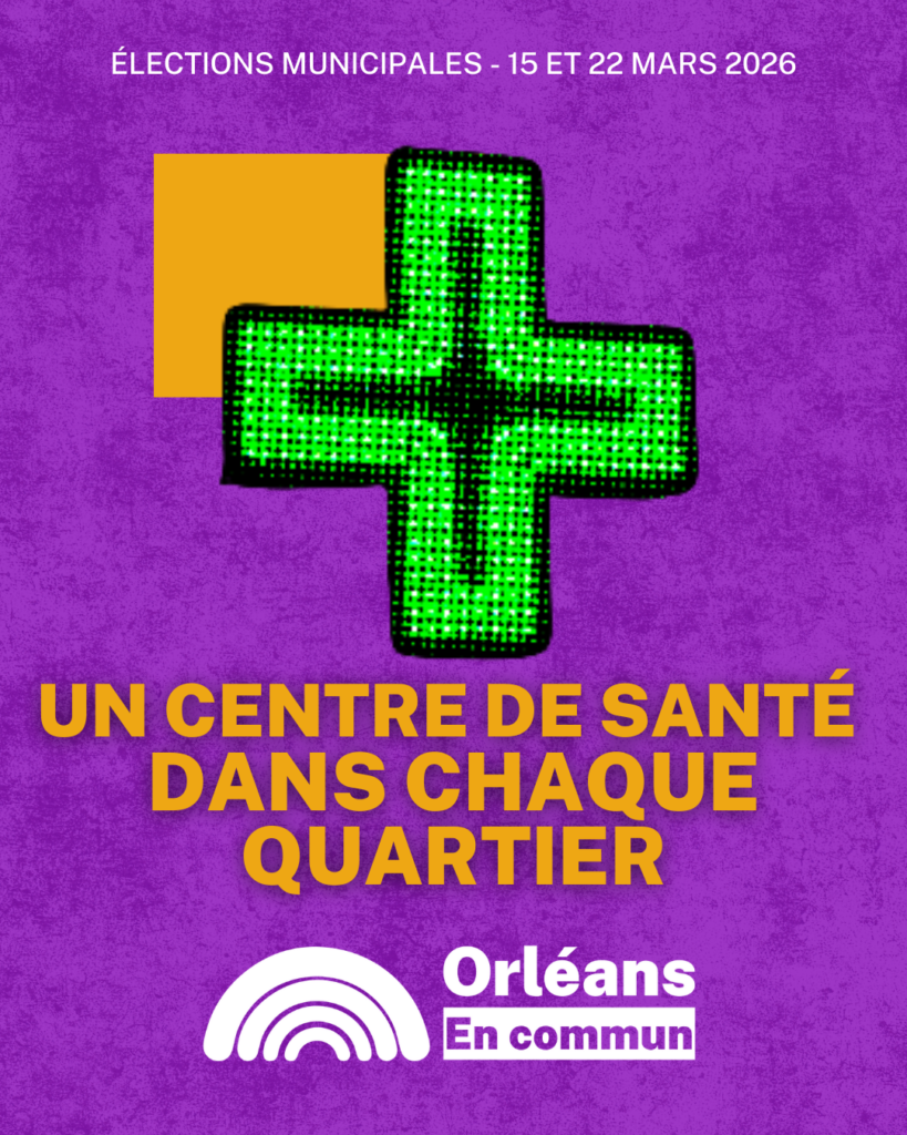 Affiche de campagne Orléans en commun