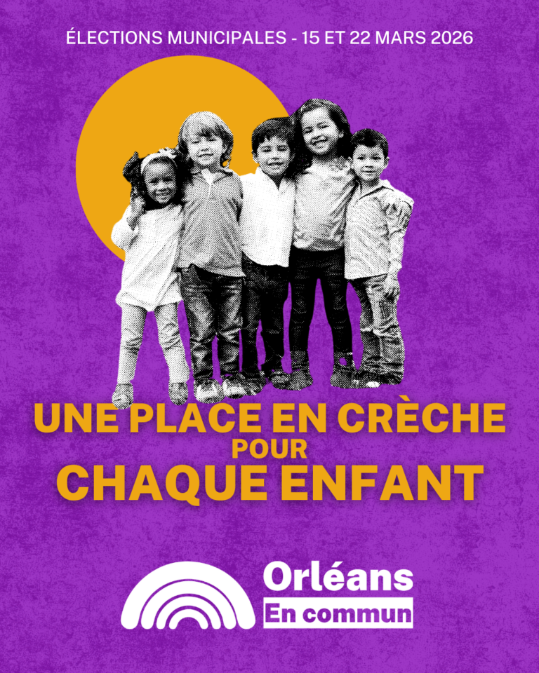Affiche de campagne Orléans en commun