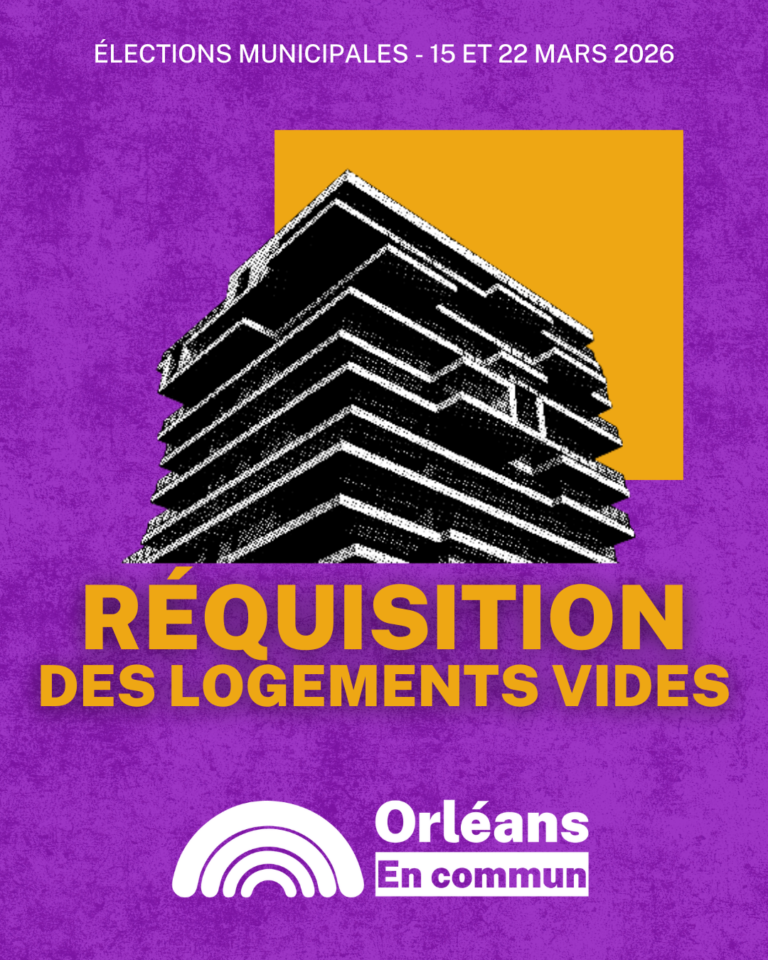 Affiche de campagne Orléans en commun