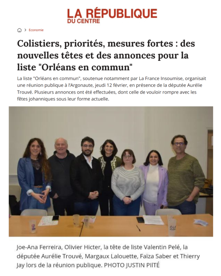 Annonces pour Orléans en Commun
