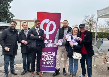 Collage et tractage Orléans en commun
